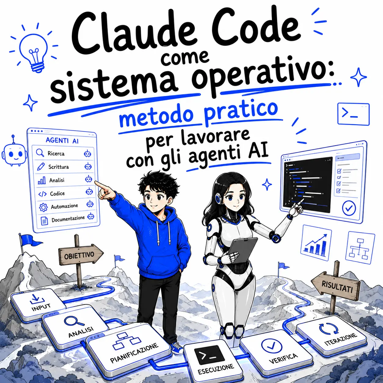 Claude Code come sistema operativo: metodo pratico per lavorare con gli agenti AI